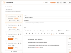 Email Sequences