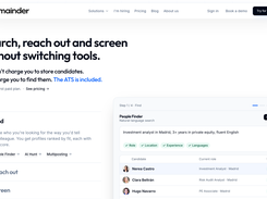 People Finder: candidate search from a plain-language role description (demo data)