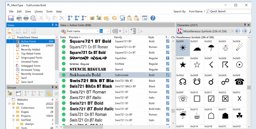MainType Screenshot 1