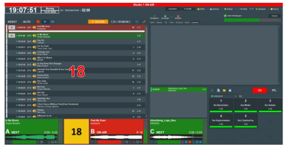 mAirList Screenshot 1