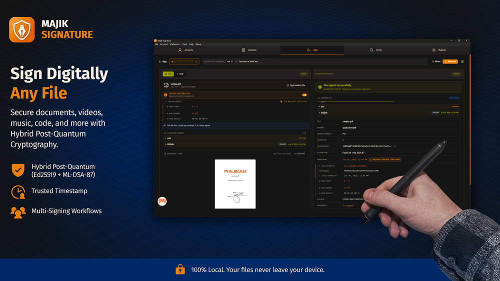 Secure any file without changing how it works.