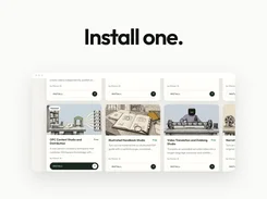 Manor AI workspace gallery showing installable content, handbook, and video-dubbing studios.