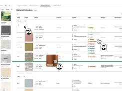 interior design schedules