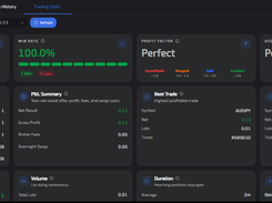 MegaTrader Trading Stats