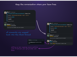 MergeMe - Comments in the Slack thread