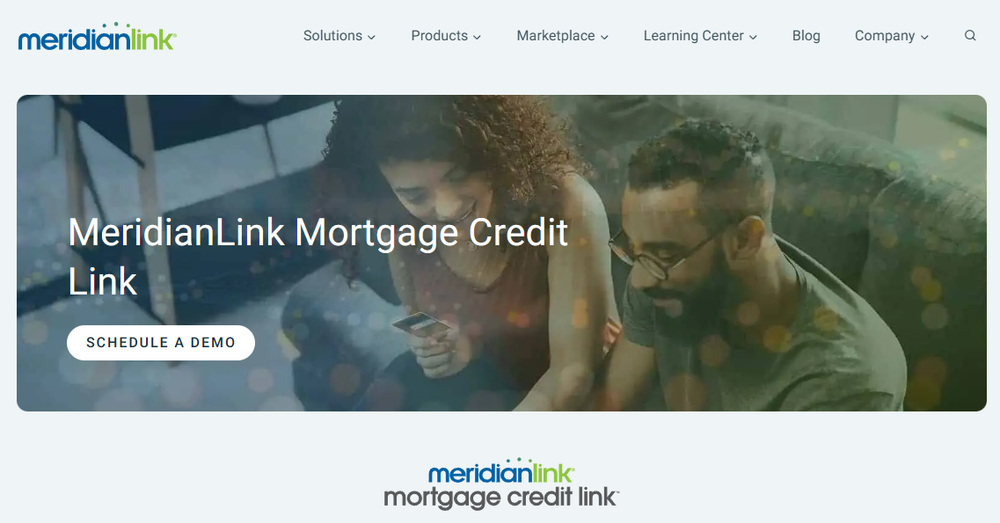 MeridianLink Mortgage Credit Link (MCL) Screenshot 1