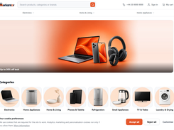 Demo storefront home page (English demo store, test data)