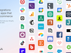 100+ integrations with the apps that power commerce