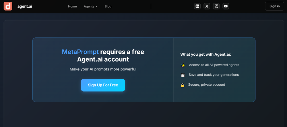 MetaPrompt Screenshot 1