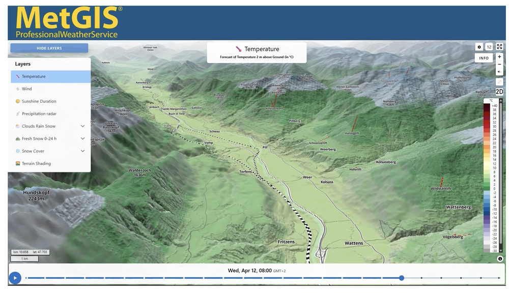 MetGIS Screenshot 1