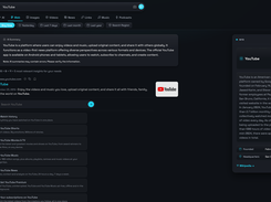 MevaSearch Results Page