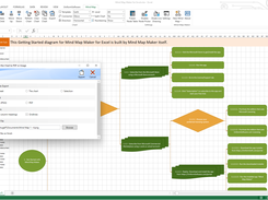 The diagram could be exported or copied directly to other Office apps