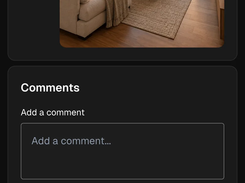 Mindcat Social preview link on a phone: a Harbour Line Properties LinkedIn post with a Dubai Marina apartment photo and Trakheesi permit line, and three comments: the client asks for 7 pm, the agency confirms the move, and the client approves.