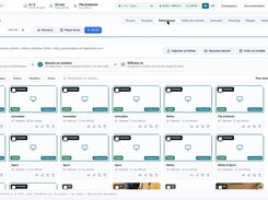 Content library — slideshows, photos, videos and ready-made templates in one place