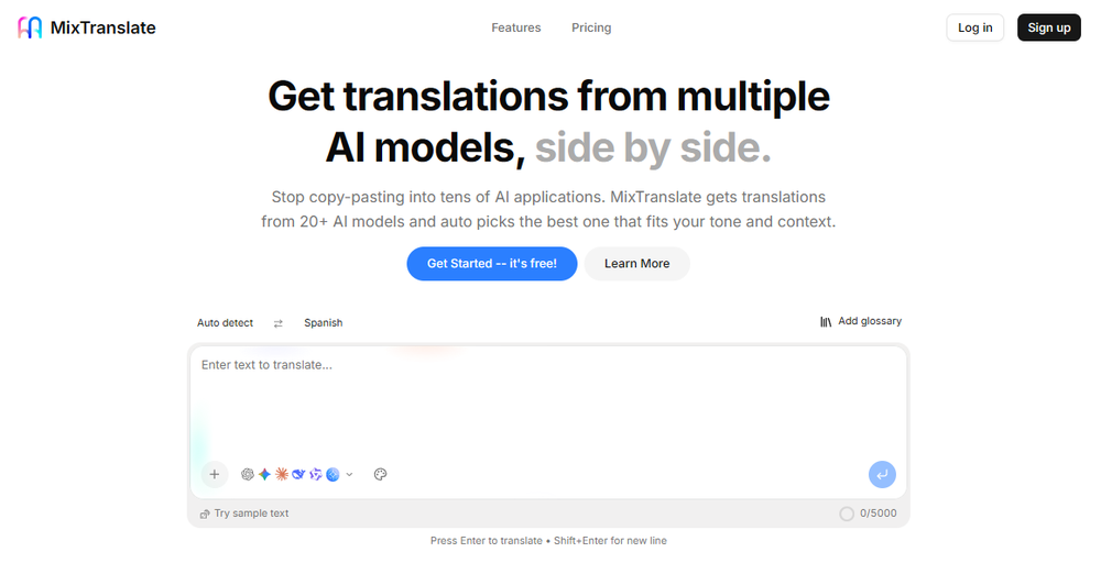 MixTranslate Screenshot 1