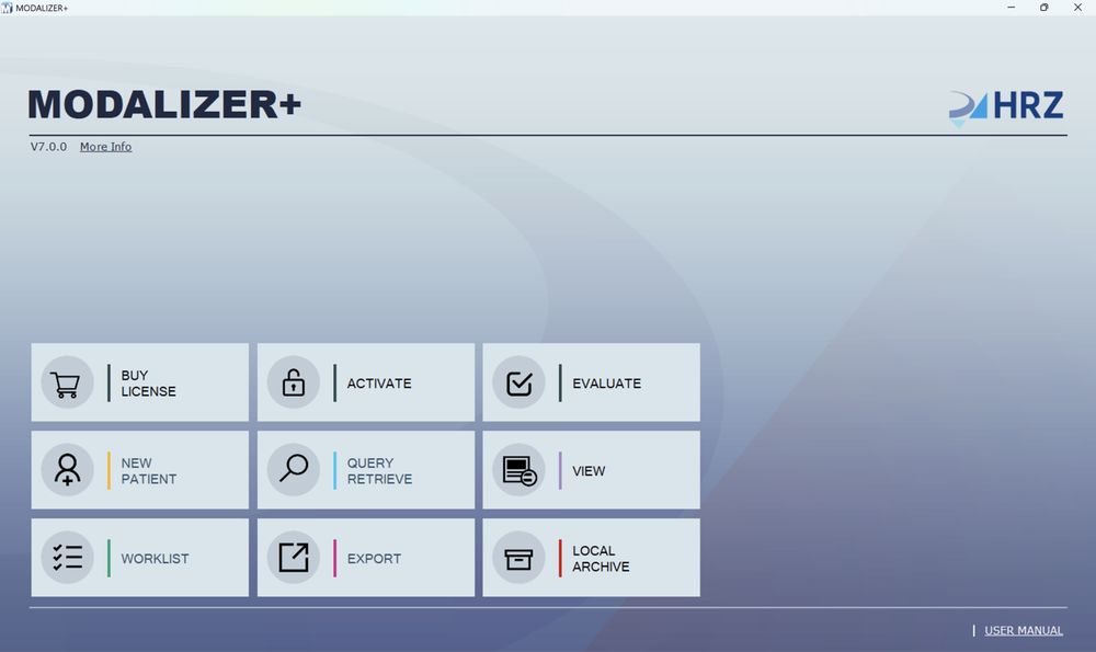 MODALIZER+ Free Version Home Screen 