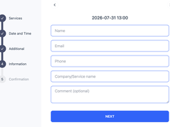 Customizable contact form