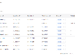Monton Invoices page showing a searchable invoice table with client names, dates, amounts, statuses, payment methods, and issuers.