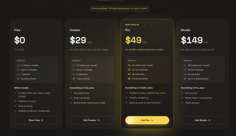 Pricing