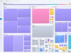MoreRoom Library view showing a color-coded treemap of disk usage categories, folders, and large files across a Mac drive.