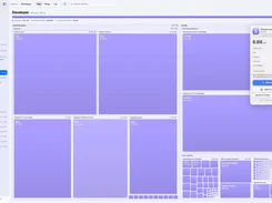 MoreRoom Developer category treemap showing storage used by simulator devices, Xcode device support, and derived data, with a details panel for an iPhone simulator.