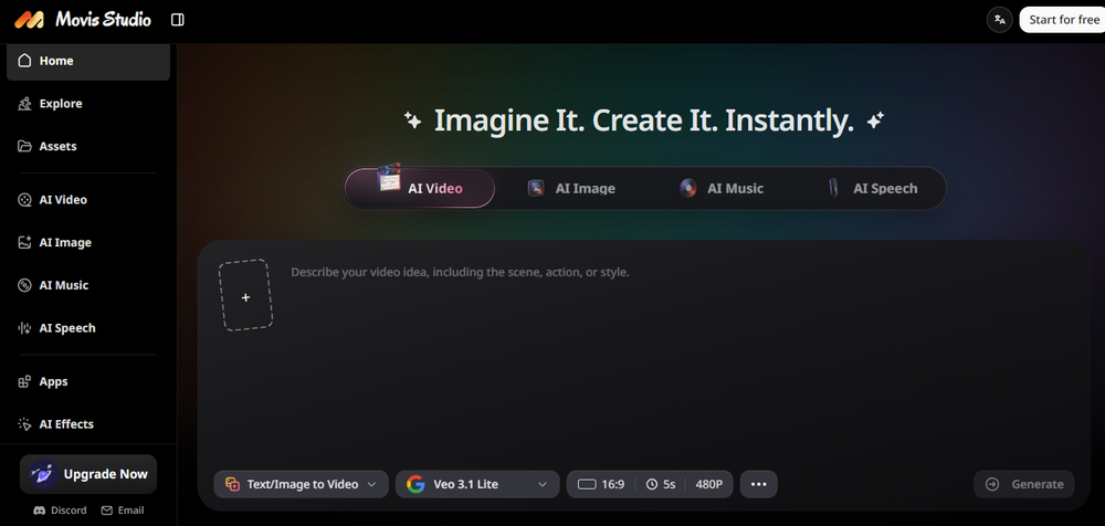 Movis Studio Screenshot 1
