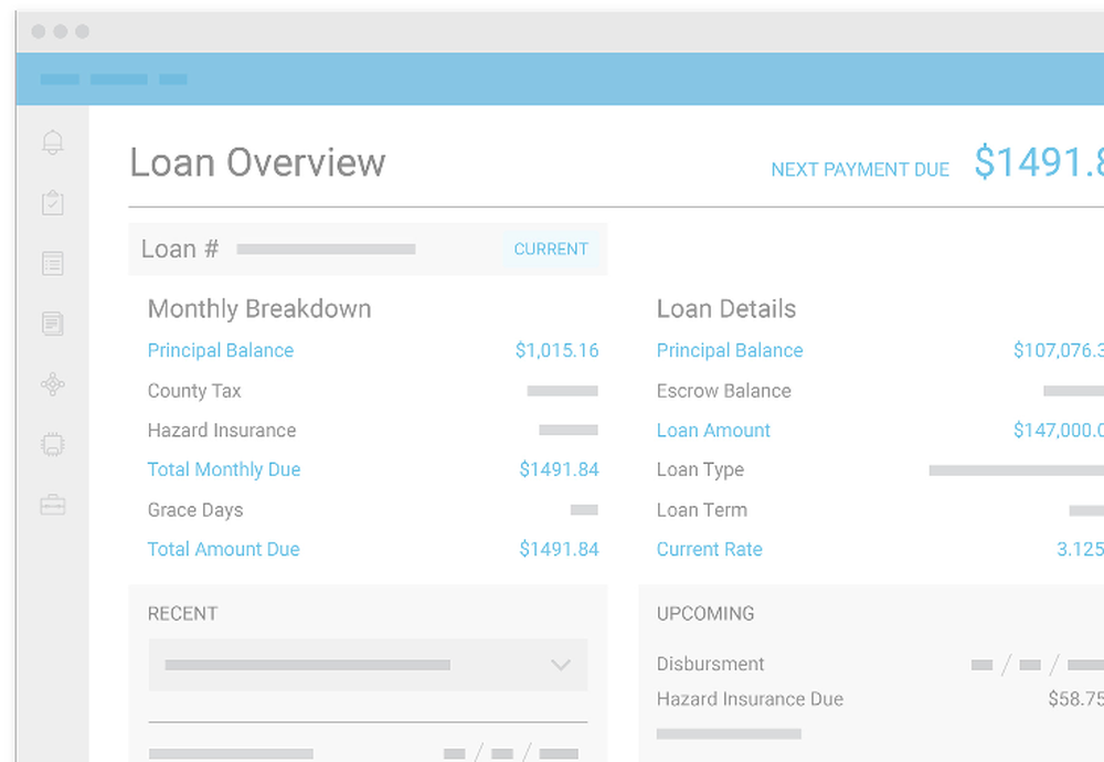 MSP Mortgage Servicing System Screenshot 1