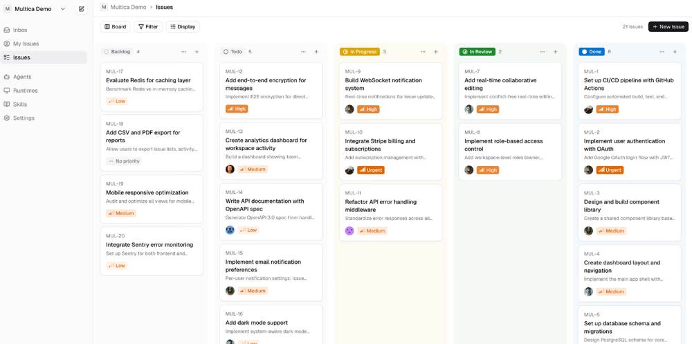 Multica Screenshot 1