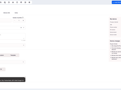 This screenshot shows the cloud phone creation screen, split into four tabs: General, Proxy, Device info, and Extra. General sets the name, quantity, tags, notes, and folder. Proxy lets users pick a proxy type, with location and protocol set per profile.