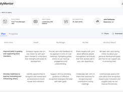 Personalized Development Plans 