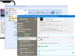 MyChat ecosystem: clients and server