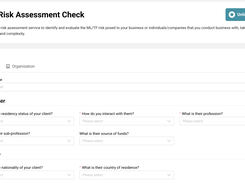 AML Risk Assessment Check