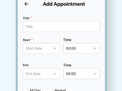 Book your first appointment