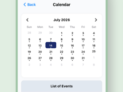 see your all pet sitter events at one glance