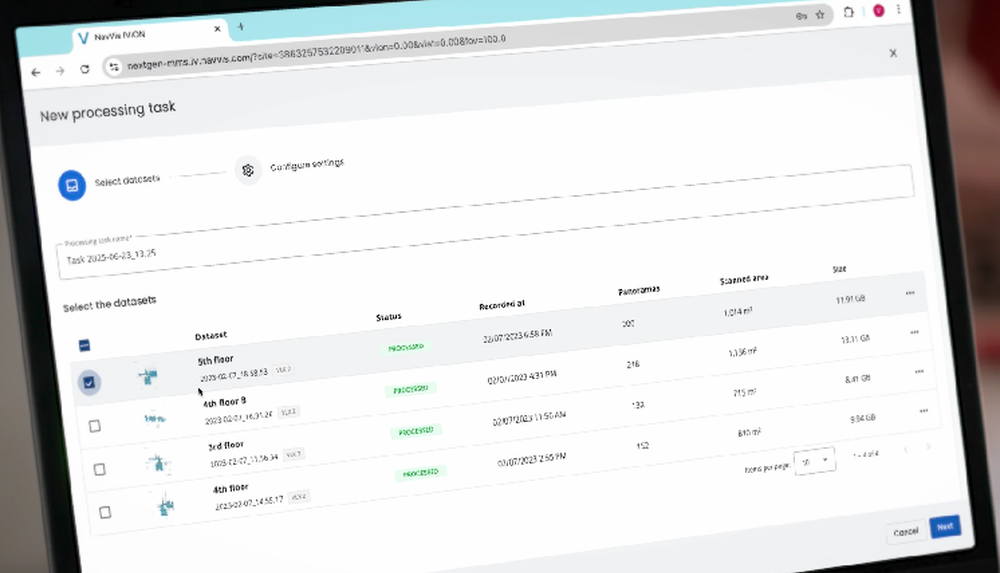 NavVis IVION Screenshot 1