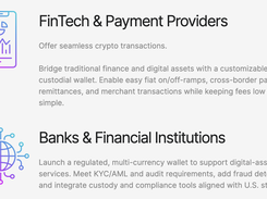 Crypto Wallet for FinTech, Banking