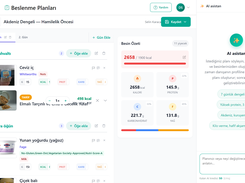 Vitena meal planing with AI support
