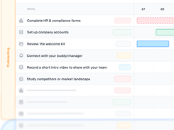 Build excitement before day one. Share welcome kits, role information, and early touchpoints.