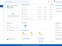 Intuitive and User Friendly Dashboard