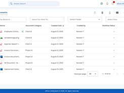 Document list view