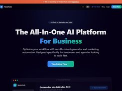 All-In-One AI Platform: Optimize your workflow and scale your agency fast with our comprehensive suite of business automation tools.