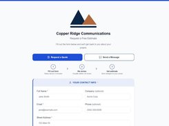Customer Quote Request Portal
