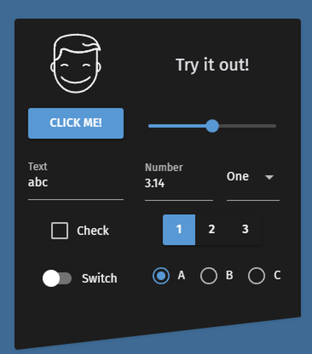NiceGUI Screenshot 1