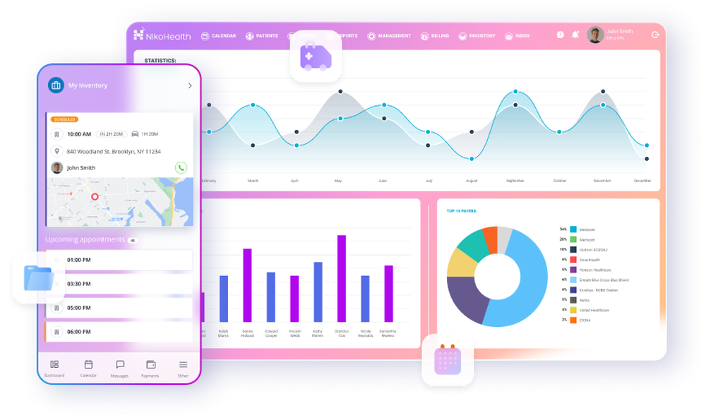 Power your business with cloud-based home medical equipment software designed to automate operations, drive performance and improve your bottom line, with AI built directly into key workflows.