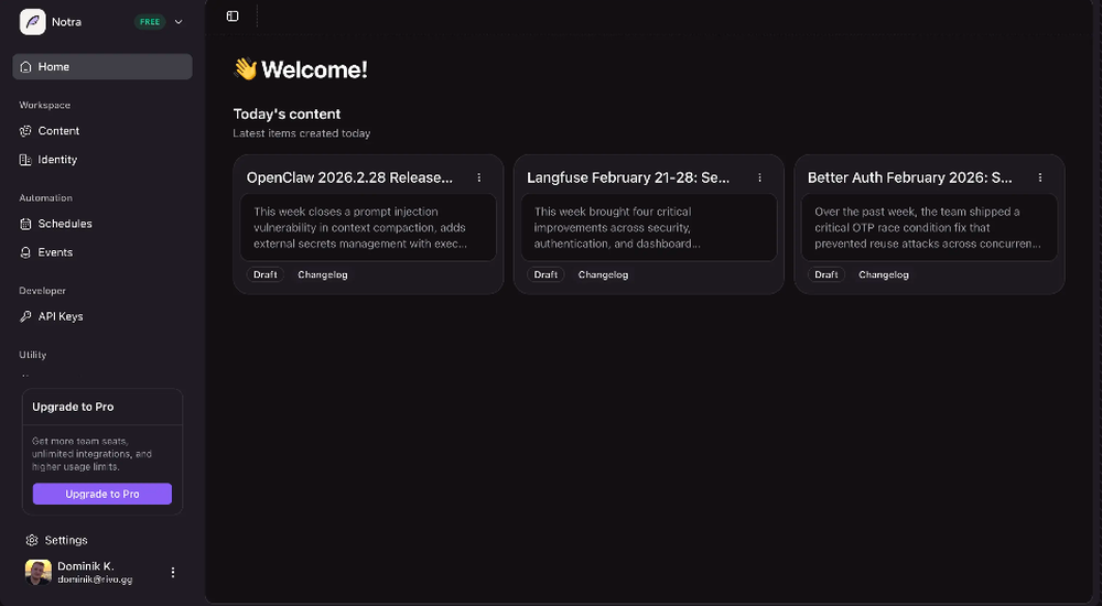 Notra Screenshot 1