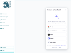 Nous Portal Screenshot 1