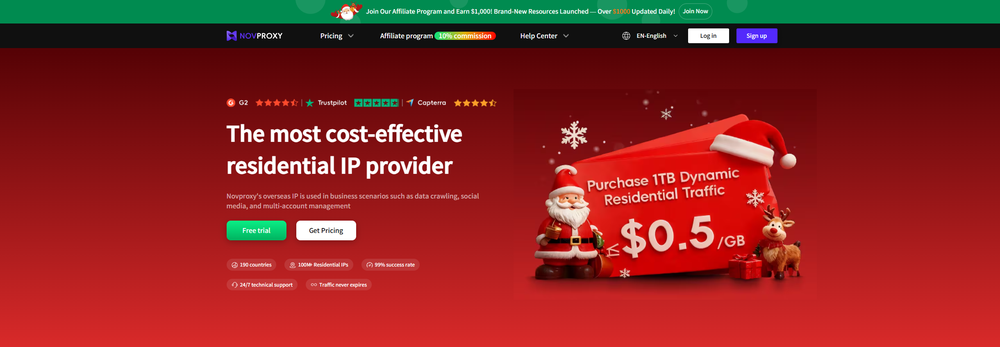 home page
