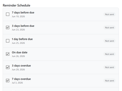 View a Created Invoice