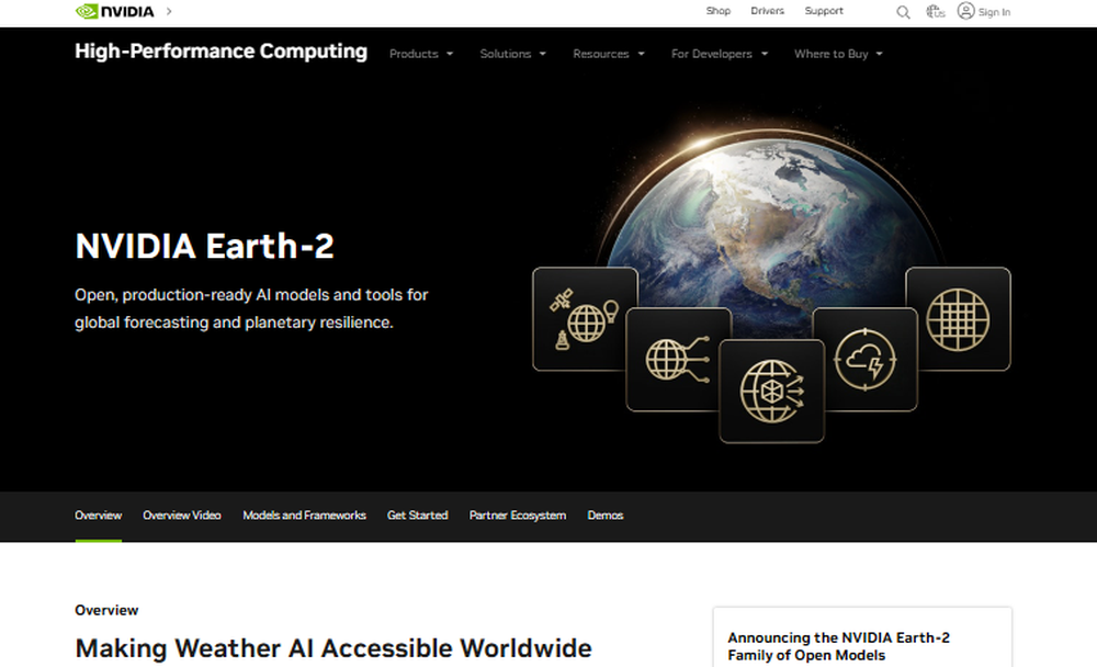 NVIDIA Earth-2 Screenshot 1