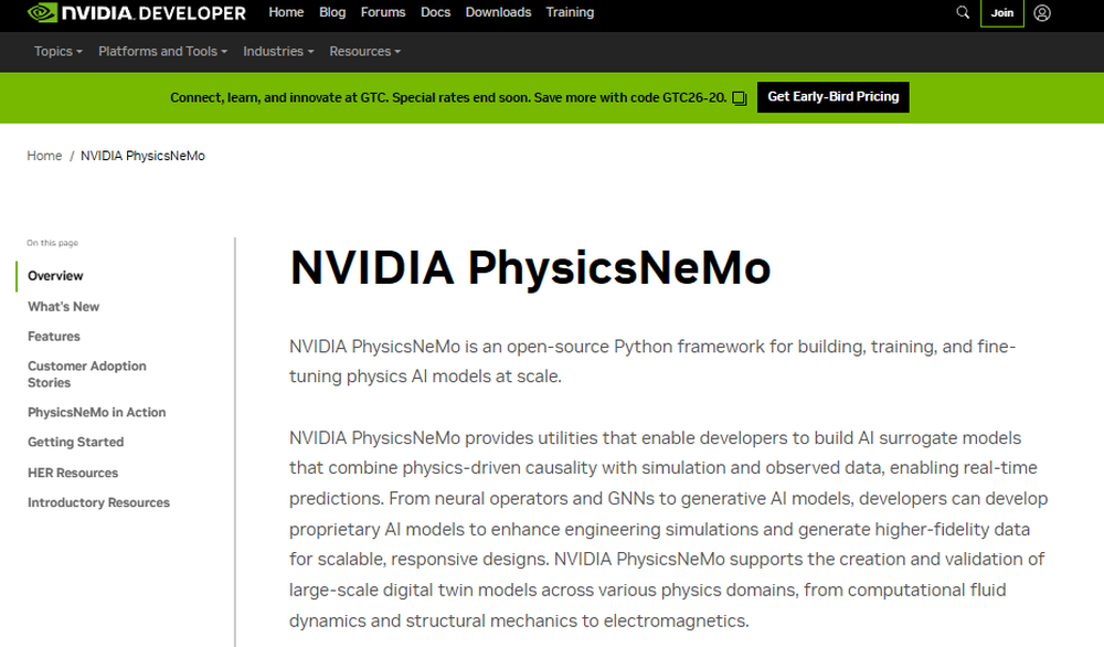 NVIDIA PhysicsNeMo Screenshot 1